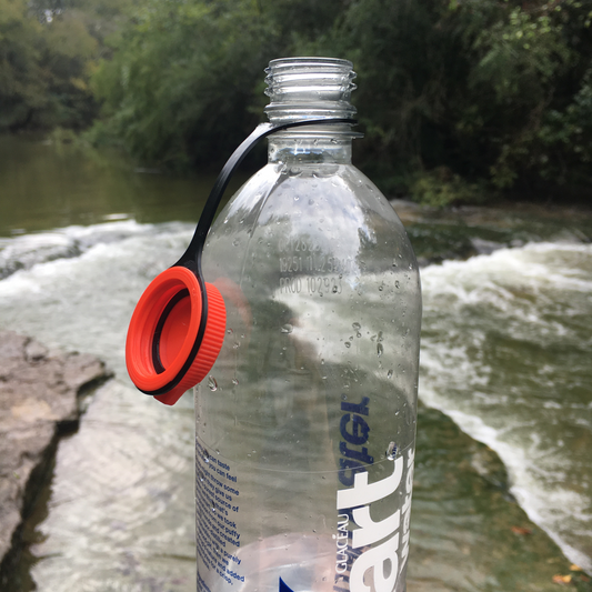 Ultralight Threaded Bidet with Lanyard Water Bottle Hygiene Topper for Hiking, Backpacking, Bushcraft, Survival