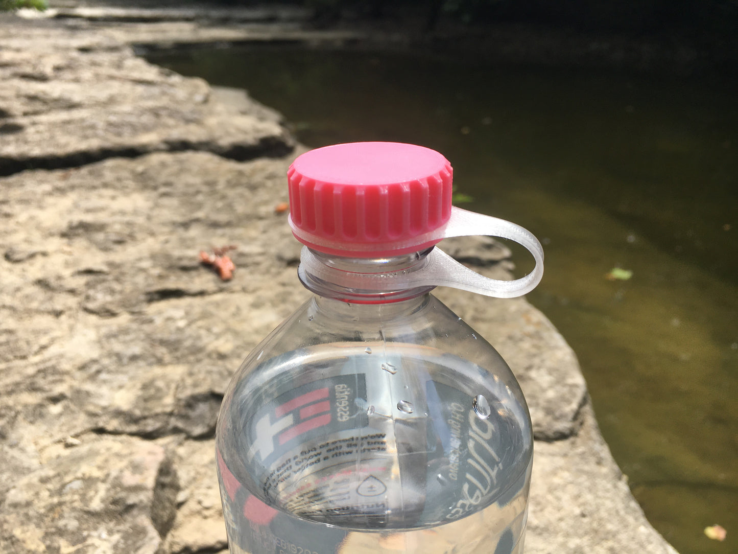 Water Bottle Cap Upgrade with Lanyard