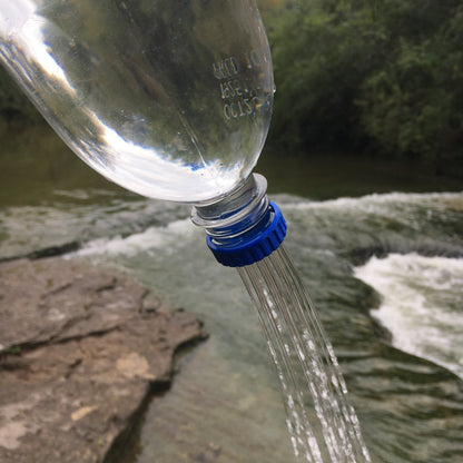 Ultralight Threaded Bottle Shower Hygiene Topper for Hiking, Backpacking, Bushcraft, Survival