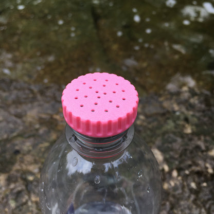 Ultralight Threaded Bottle Shower Hygiene Topper for Hiking, Backpacking, Bushcraft, Survival
