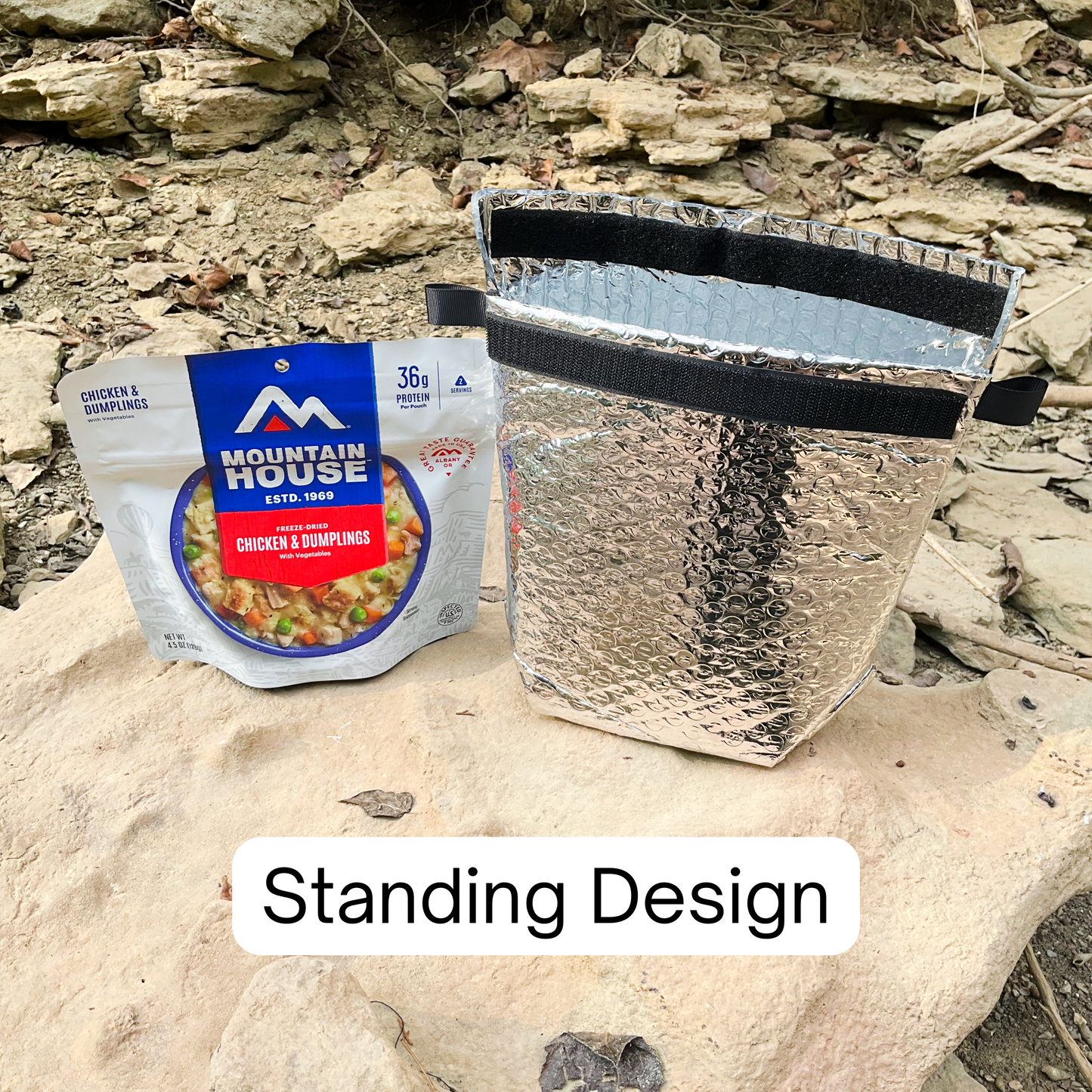 Food Cozy Double Reflective Insulator Meal Pouch