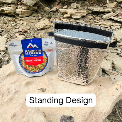 Food Cozy Double Reflective Insulator Meal Pouch