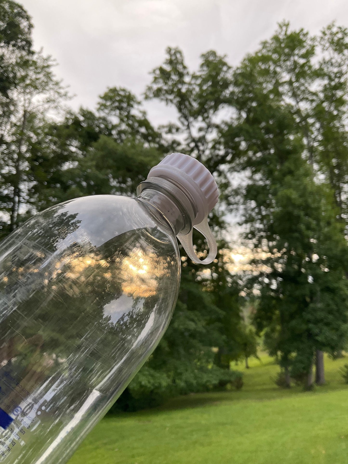 Water Bottle Cap Upgrade with Lanyard - Lighten Up Outdoors